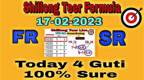 Today Shillong Teer 4 Guti 100 Sure ।। Shillong Teer Target Youtube