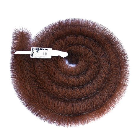 Hedgehog Gutter Brush Leaf Guard Brown 4m X 100mm Eroofing