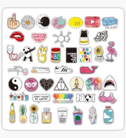 Pastel Aesthetic Free Printable Sticker Collage Print Stickers