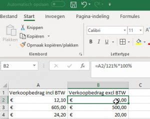 Percentage Berekenen In Excel Zo Bereken Je Een Van Een Cel