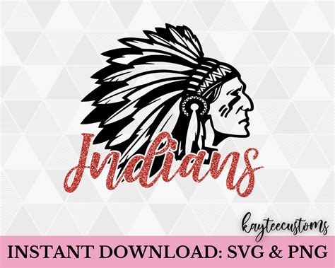 Indians Svg Indian Svg And Png Cut File Instant Download Go