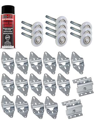 Garage Door Lube Roller Hinge Bracket Tune Up Service Kit For X