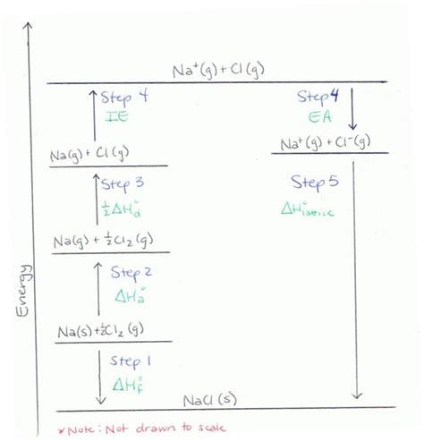 Lattice Energy The Born Haber Cycle Chemistry Libretexts