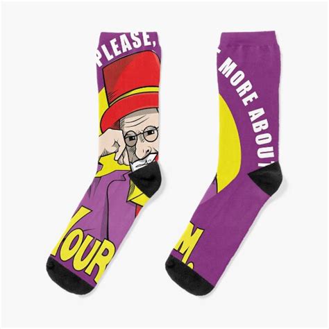 Sigmund Freud Socks By Elyisus Redbubble