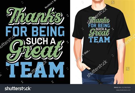 Thanks Being Such Great Team National Stock Vector Royalty Free