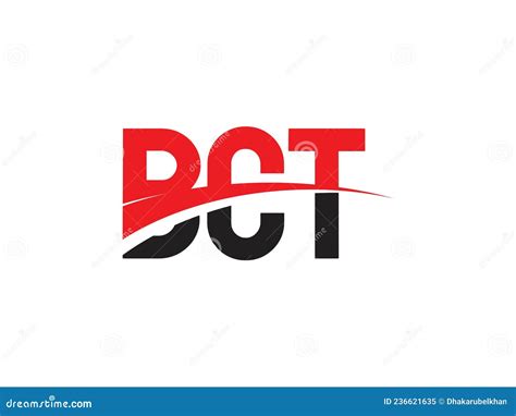 Bct Letter Initial Logo Design Vector Illustration Stock Vector