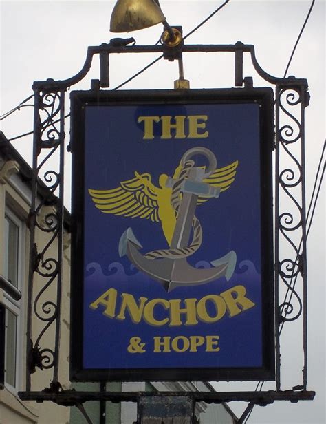 Anchor And Hope Pub Sign