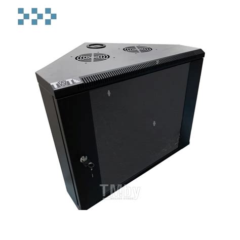 Купить шкаф настенный угловой TWT-CBWTG-9U-6×6-BK в Минске — TM.by