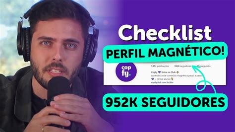 Como Arrumar O Perfil Do Instagram Checklist Completo Youtube