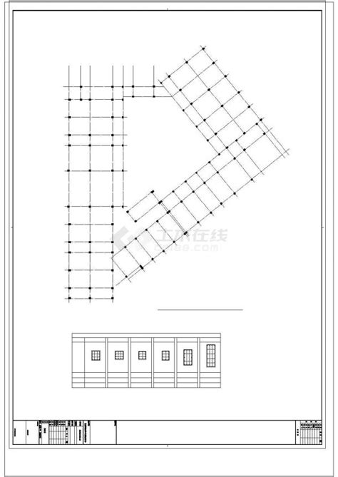 杭州某三层幼儿园建筑结构设计cad施工图（含说明）图纸设计说明土木在线