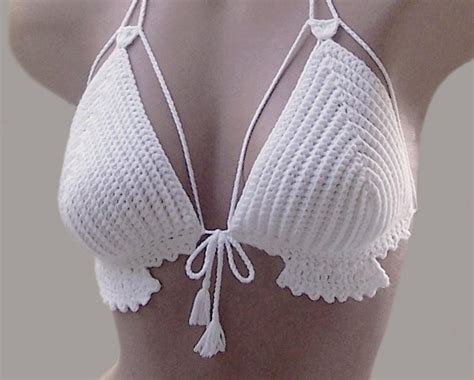 Crochet Bikini Set Sexy Bikini Set Knitted Bikini Etsy Crochet