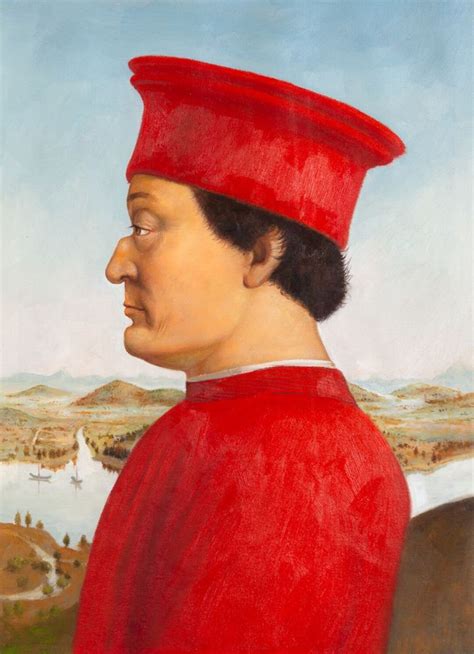 Federico Da Montefeltro Reproduction Pierro Della Francesca Hand