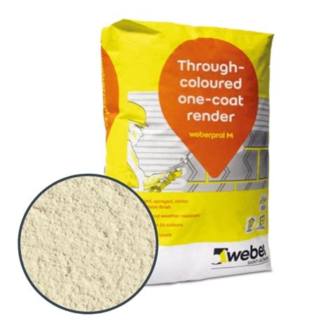 C L Jones WEBER MONOCOUCHE RENDER SILVER PEARL 25KG