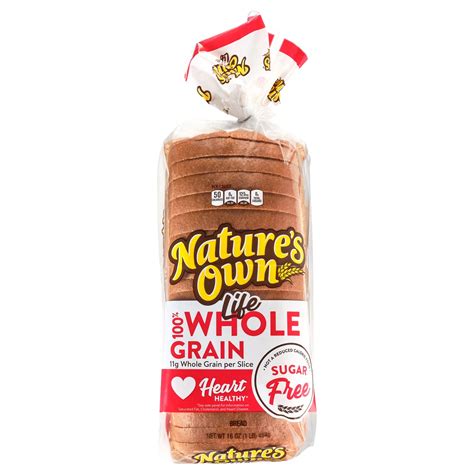 Nature S Own Life Whole Grain Sugar Free Sliced Bread Shop