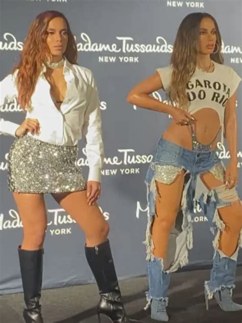 Anitta Inaugura Est Tua De Cera No Museu Madame Tussauds De Nova York