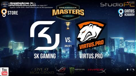 Pt Br Sk Gaming Vs Vp Final Dreamhack Las Vegas 2017 Youtube