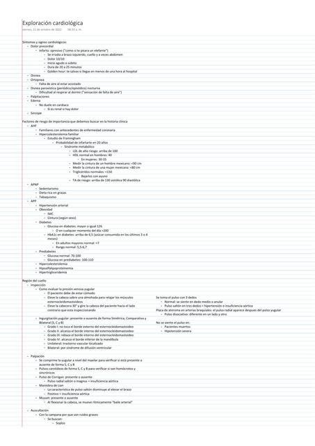 Exploraci N Cardiol Gica Mauricio Oca A Udocz