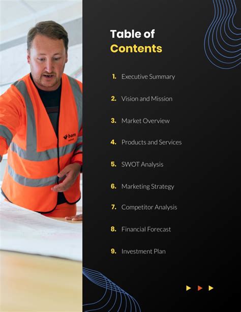 Engineering Company Business Plan Template Visme