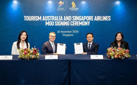 Singapore Airlines, Tourism Australia sign agreement to promote tourism ...