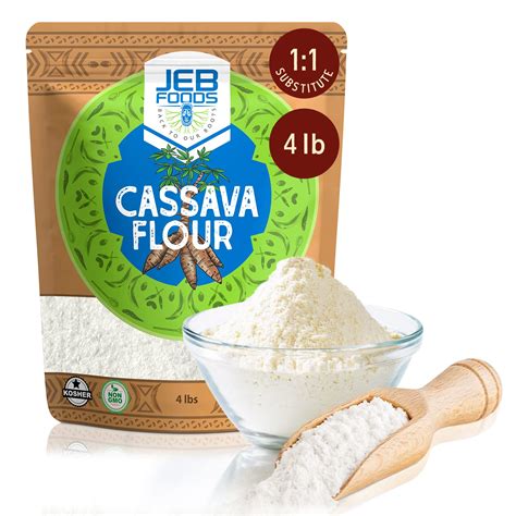 Cassava Flour Gluten Baking Flour Made With Hand Peeled Cassava Root Paleo Non Gmo Grain