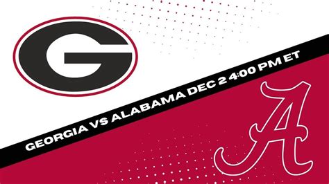 Georgia Bulldogs vs Alabama Crimson Tide Prediction and Picks - SEC ...