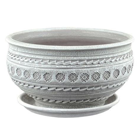 Сады Аурики Горшок для цветов, Кружева, 13 см х 13 см, 2.5 л, 1 шт ...