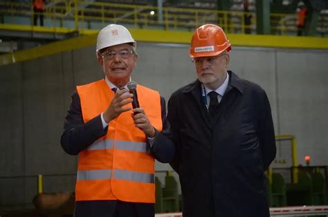 L Inaugurazione A San Zeno Del Nuovo Laminatoio Duferco Giornale Di