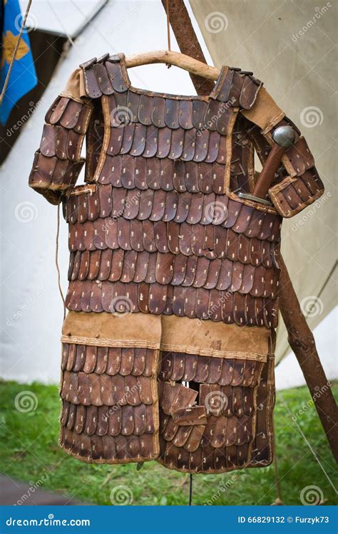 Slavic Leather Armor Stock Photo Image Of Chest Chainmail 66829132