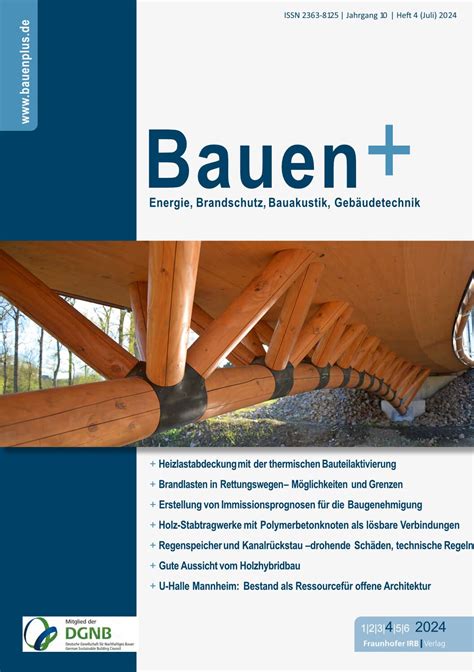 Fachzeitschrift Bauen D Mmstoffe Zeitschriften Baunetz Wissen