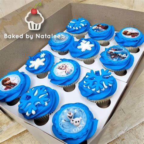 Frozen Themed Cupcakes 2 Baked By Nataleen