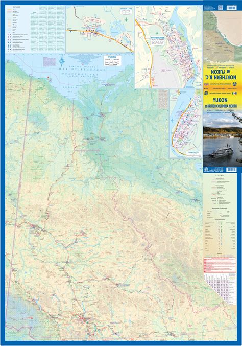 ITMB Yukon And British Columbia North Folding Travel Map The Map Shop