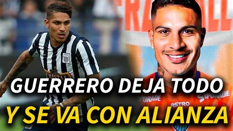 PAOLO GUERRERO DEJARÍA TIRADO A LA UCV PARA FICHAR POR ALIANZA LIMA