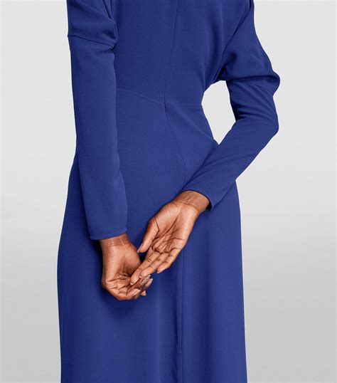 Victoria Beckham Dolman Sleeved Midi Dress Harrods Au