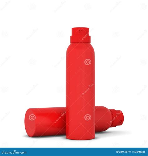 Deodorant Spray Bottle Design Cartoon Vector 119005379