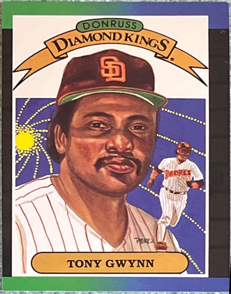 Tony Gwynn 6 Prices 1989 Donruss Diamond Kings Baseball Cards