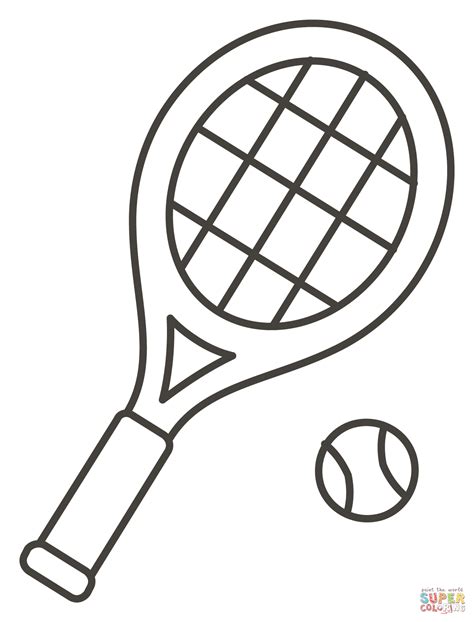 Dibujo De Tenis Para Colorear Dibujos Para Colorear Imprimir Gratis