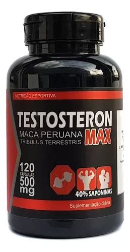 Suplemento en cápsulas RN Premium TESTOSTERON MAX sabor neutro en pote