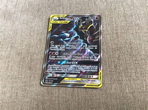 Mavin Pokemon Garchomp And Giratina GX SM193 ULTRA RARE Full Art Card