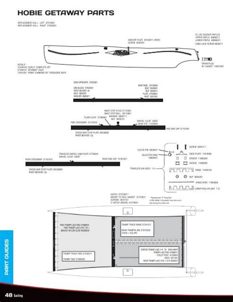 Hobie Cat Getaway Parts List