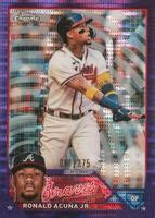 Ronald Acuna Jr Topps Chrome Purple Sonar Refractor