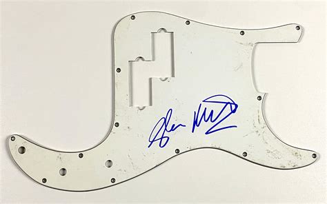 Sex Pistols Glen Matlock In Person Signed Bass Guitar Pickguard John