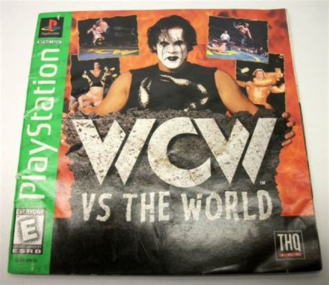 Wcw Vs The World Greatest Hits Playstation 1 Instruction Manual Only