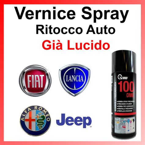 Vernice Spray Per Ritocco Auto Carrozzeria Alfa Romeo Fiat Lancia Jeep