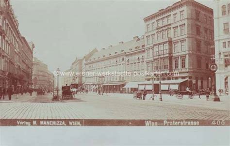 Fotokarte Wien Praterstrasse um 1900 Wiener Werkstätte Postkarten