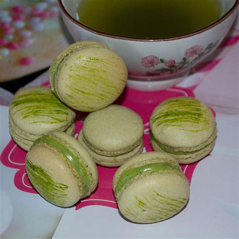 Macarons Au Th Vert Matcha