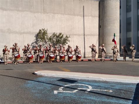 Sedenamx On Twitter La Escolta De Bandera Y Banda De Guerra Del