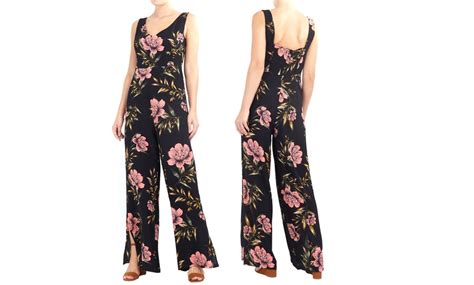 Damen Jumpsuit Mit Blumen Muster Groupon