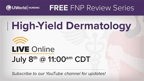 Fnp Live Review High Yield Dermatology Youtube