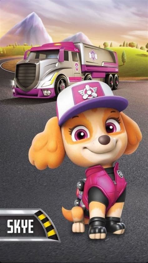 Skye De Paw Patrol Fondos De Pantalla Preciosos De La Perrita M S