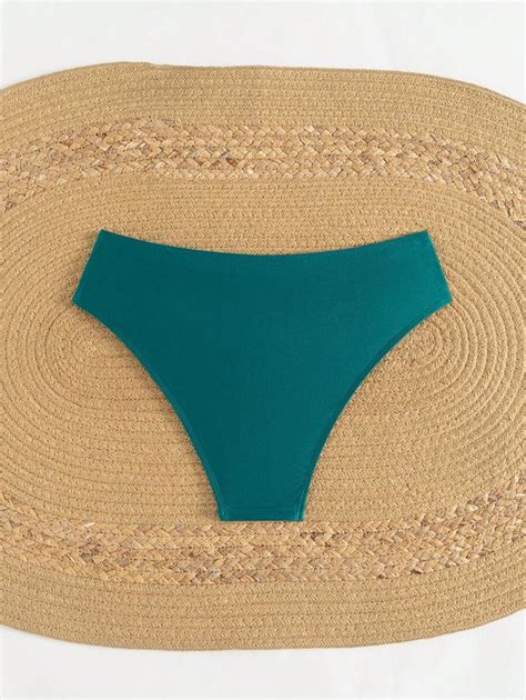 Swim Chiccia Summer Women S Green Pleated Elegant Gold Jewelry Accented Bikini Swimwear SHEIN USA